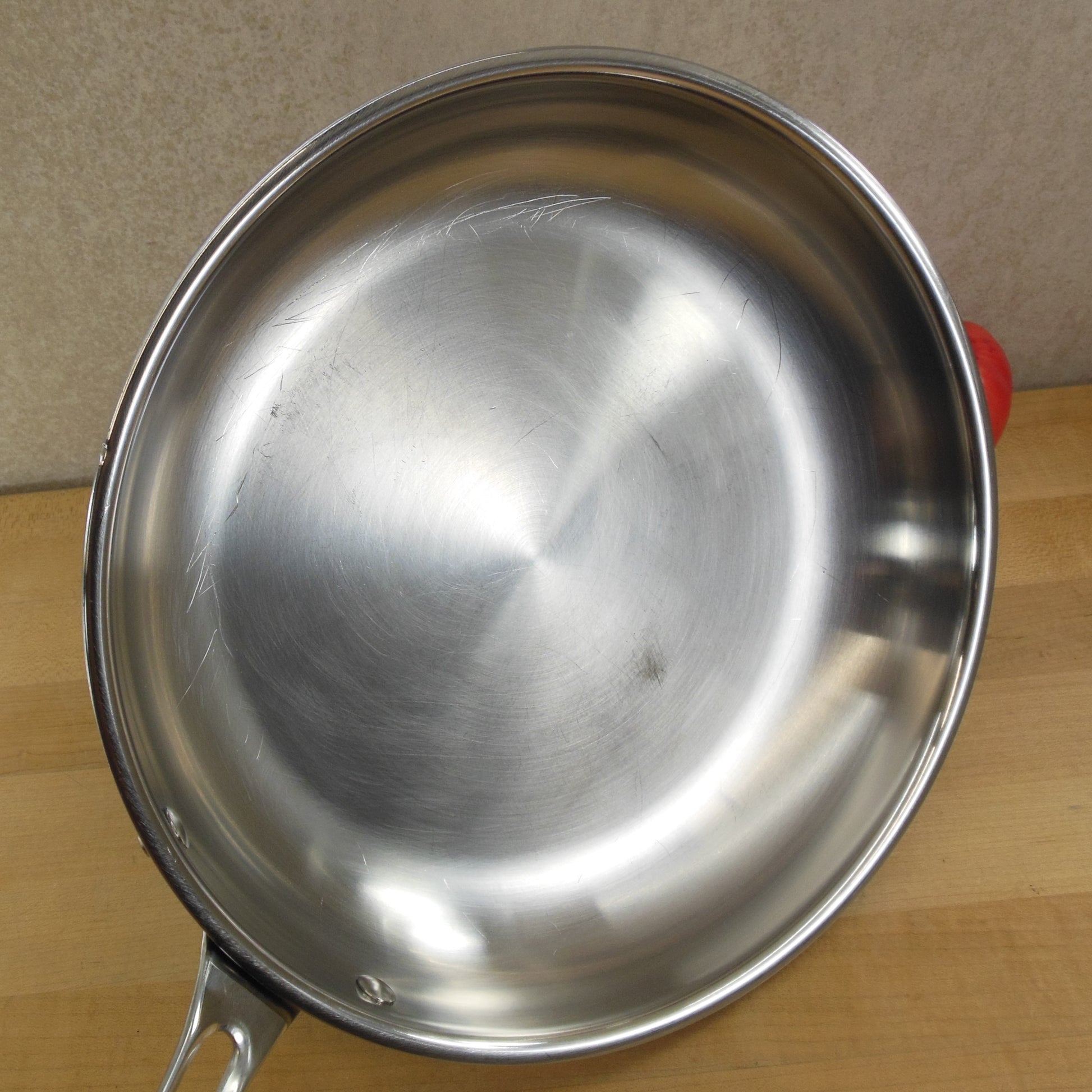 Viking Culinary 10" 3-Ply 18/8 Stainless Steel Skillet Fry Pan used