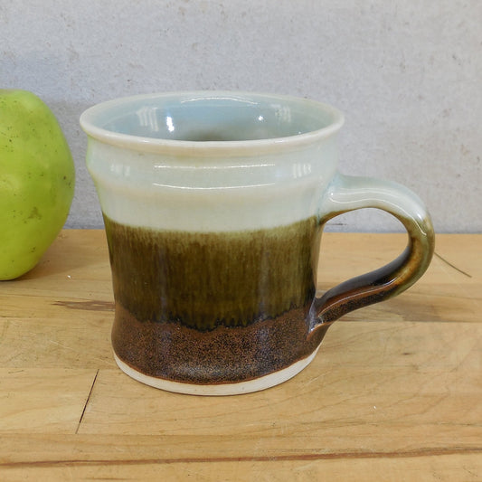 Valda Cox 1975 Signed Studio Pottery Mug Earth Tones
