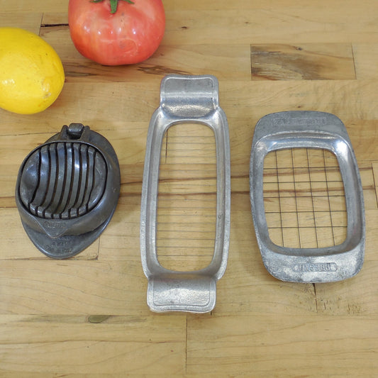 3 Lot Wire Slicers Westmark Butter Presto Egg & French Fry Cutter