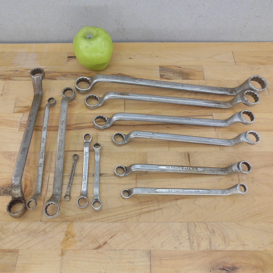 Estate Lot 12 Offset Combo Box Wrenches Bluepoint Industro Herbrand