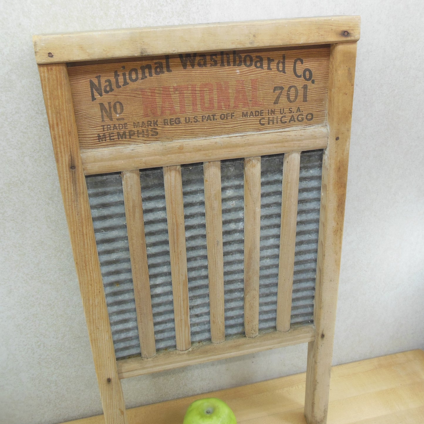 The National Washboard Co. No. 701 The Zinc King Vintage Antique