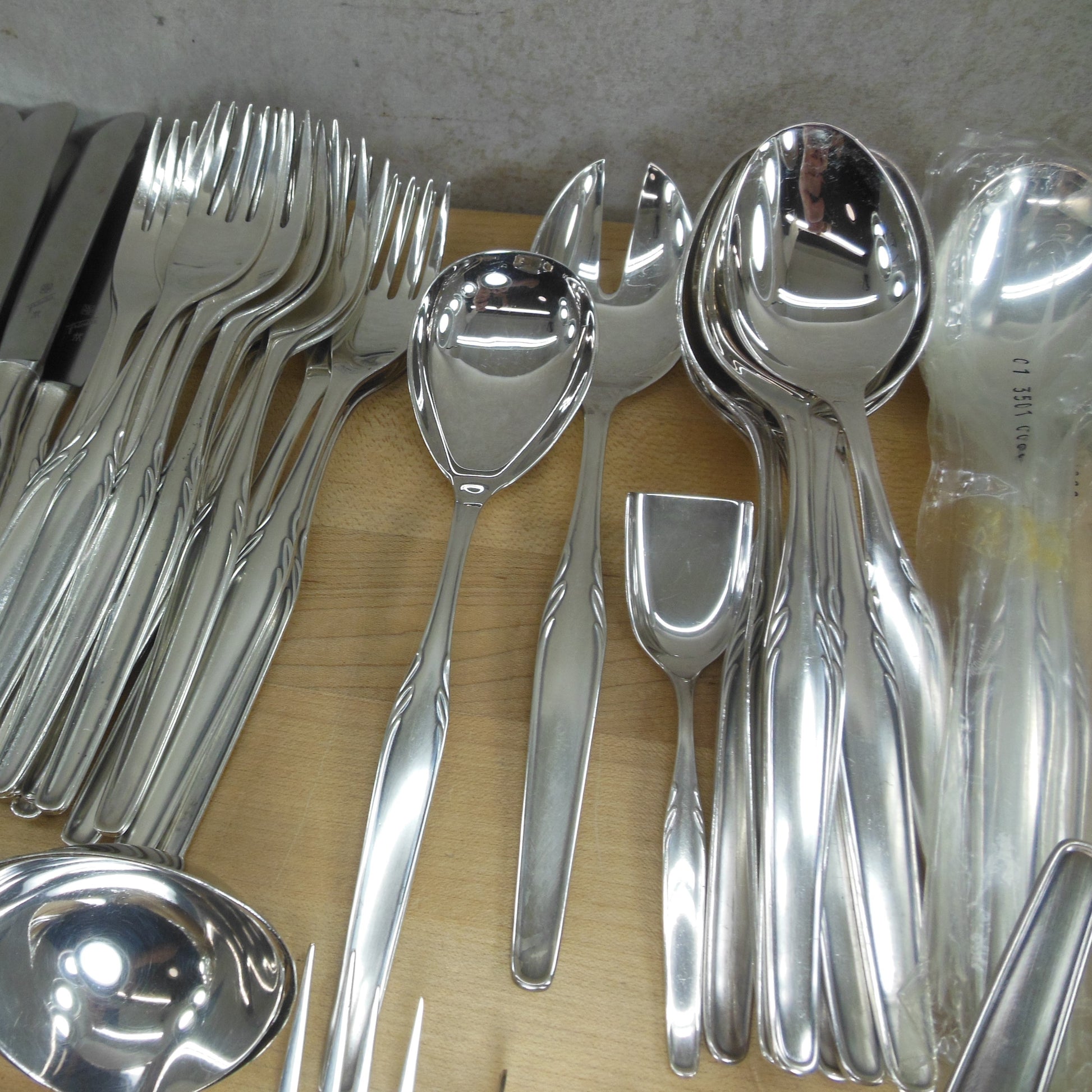 WMF Germany Paris Silverplate Flatware Set Service for 12 Plus Serving Pieces