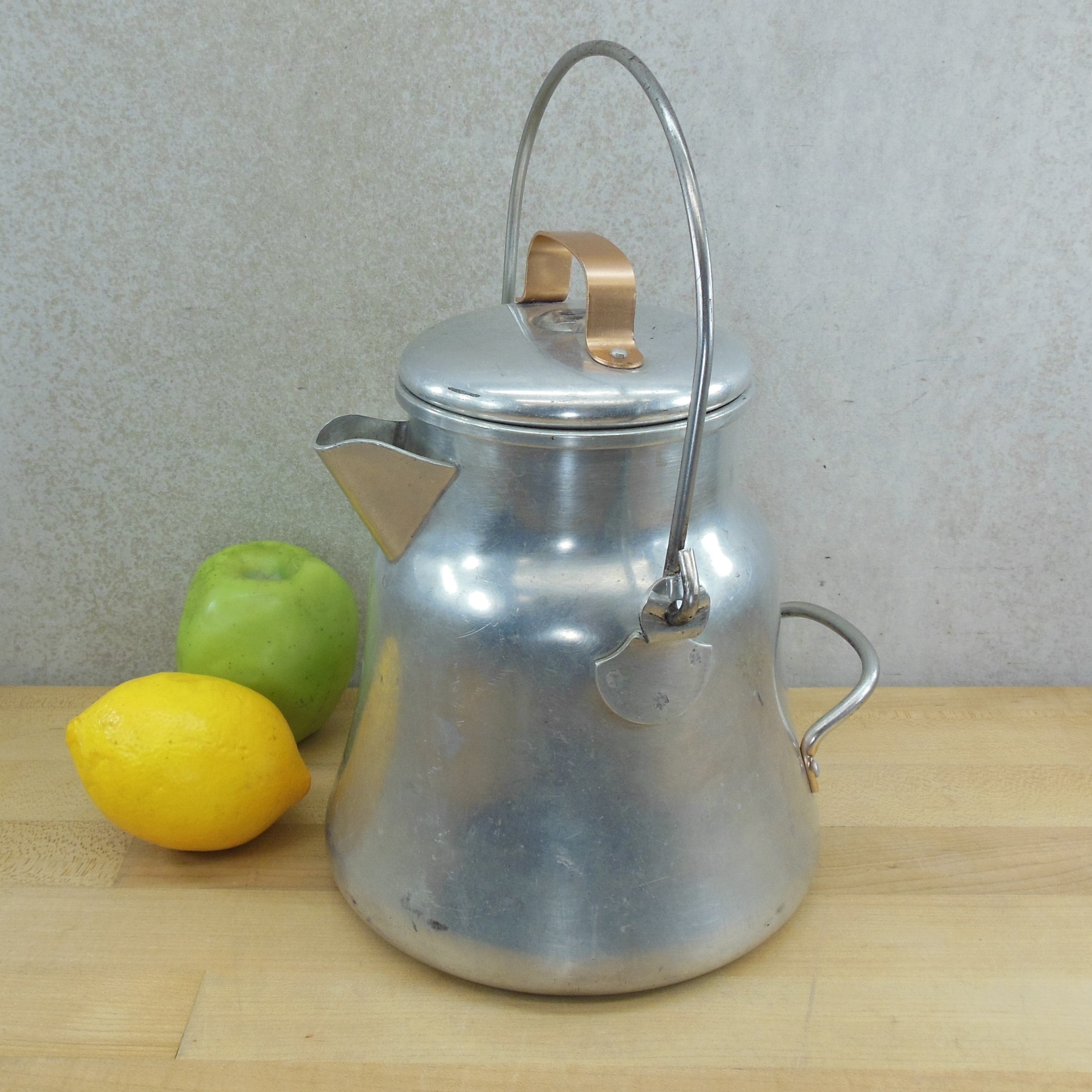 Wear Ever USA No. 3112 Aluminum Coffee Percolator Pot - No Guts Inset