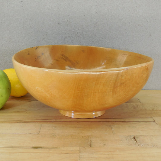 Chandler Smith Signed Turned Wood Bowl 10.5"