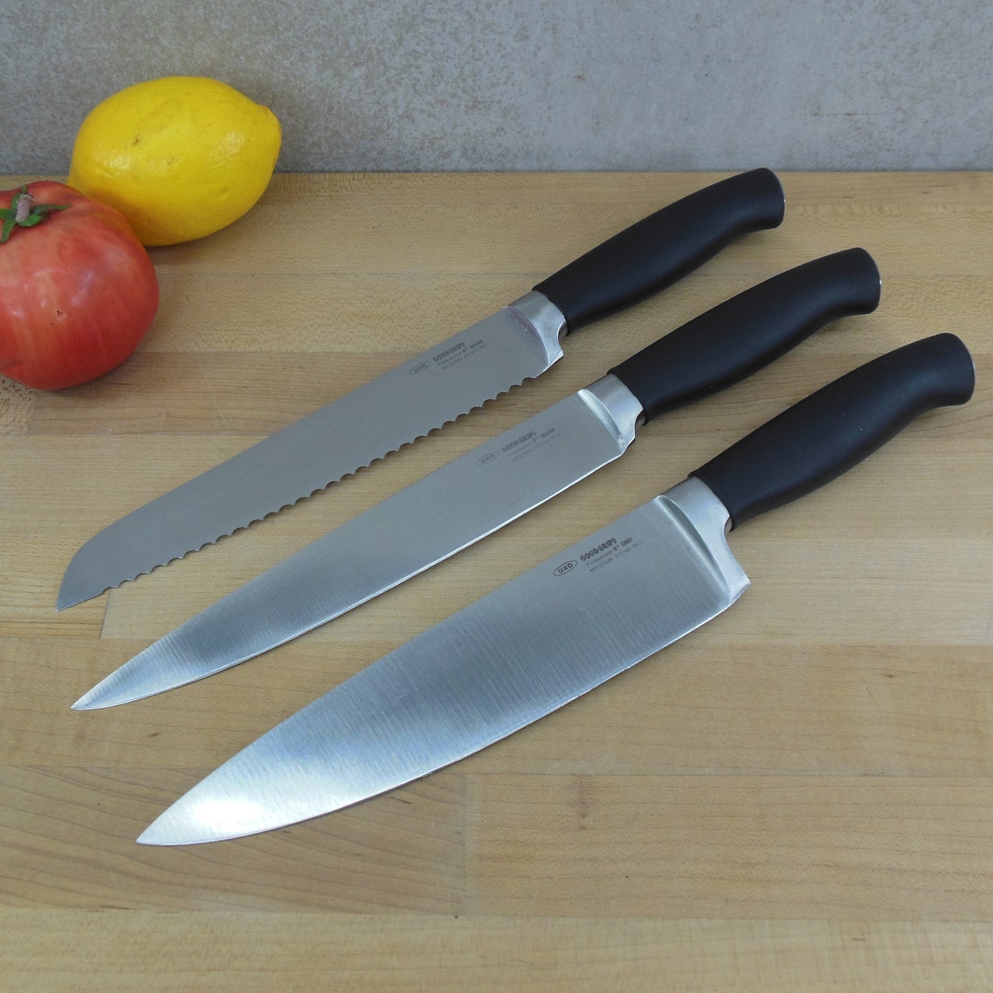 OXO Good Grips Professional Chef Bread Slicing Knife Trio 0611