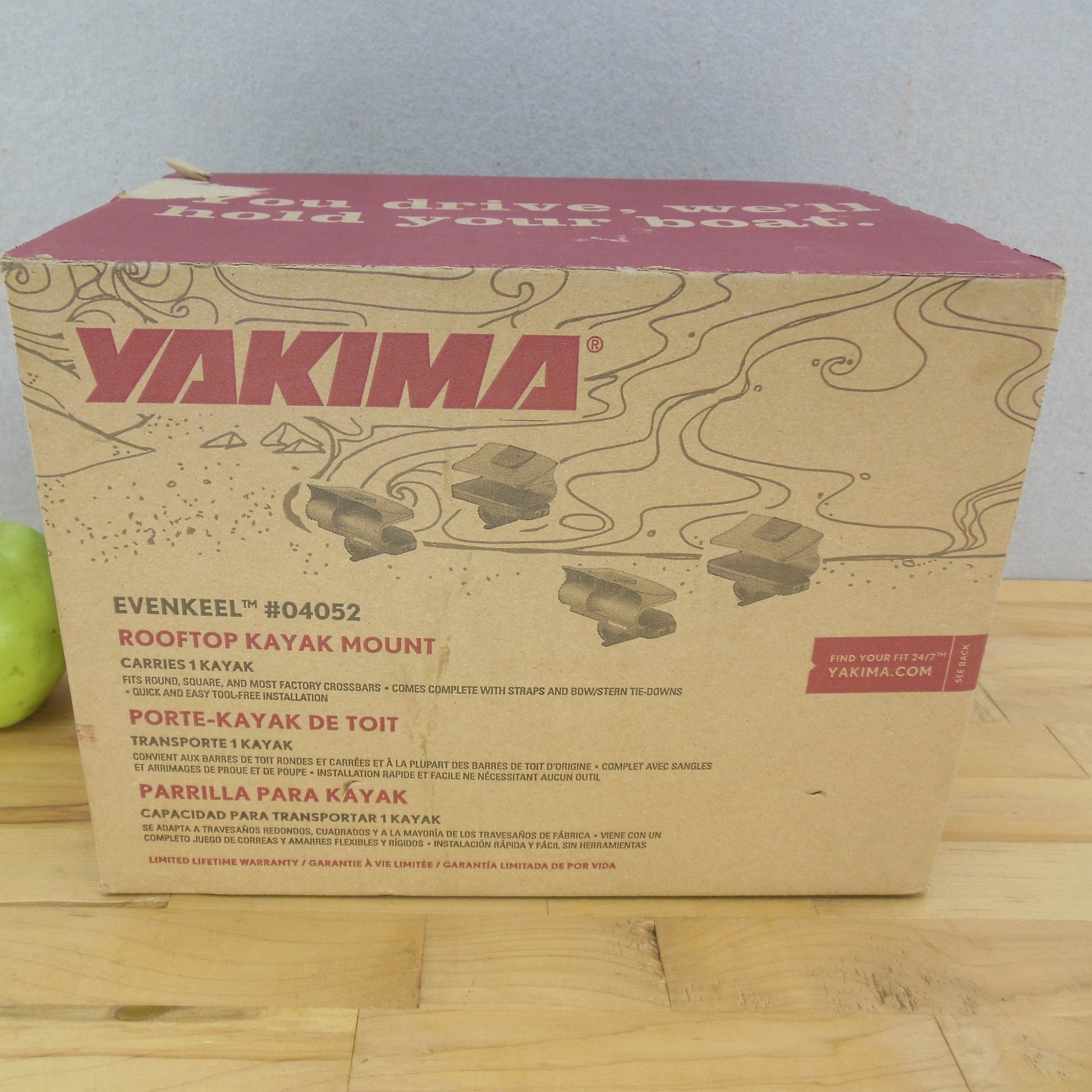 Yakima Evenkeel Rooftop Kayak Mount #04052 NOS new