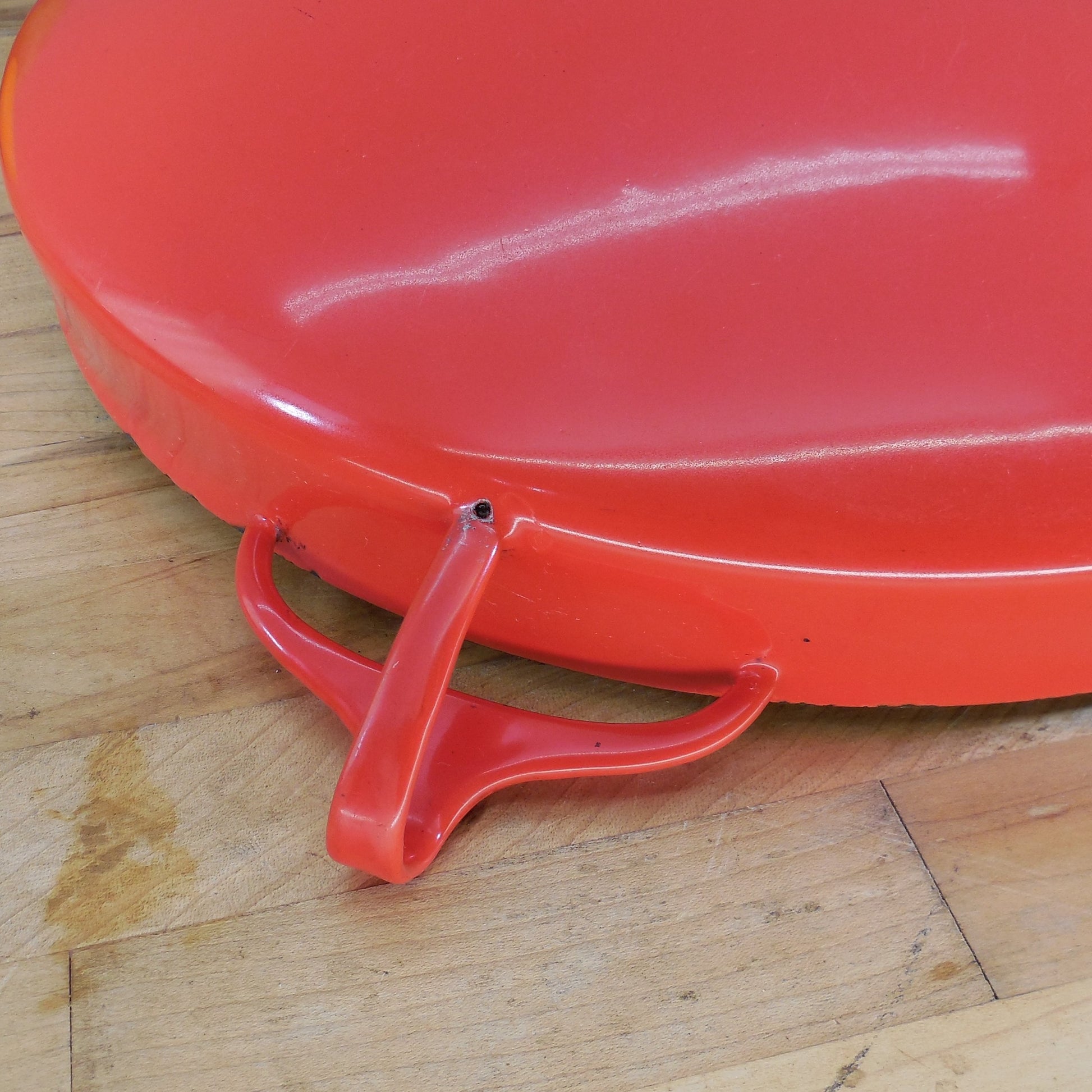 Dansk Denmark Enamelware 13.25" Red Buffet Server Paella Pan