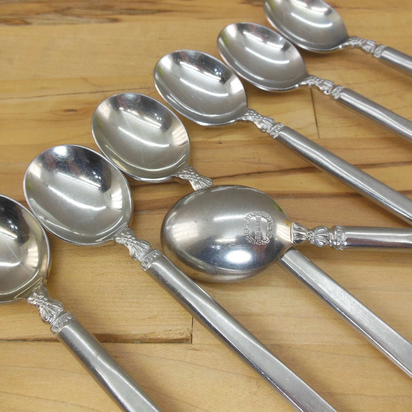 Everbright Premier Japan Stainless Perfection Flatware - 7 Teaspoons used