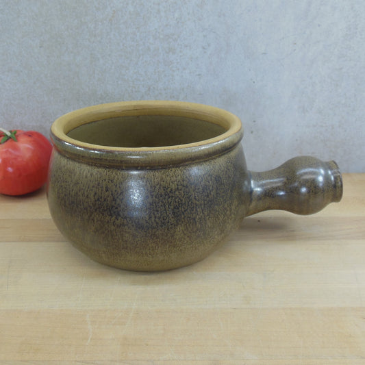 Arts-Ceram Grand Feu France Pottery French Onion Crock With Handle
