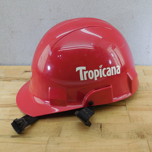 Bullard Red Hard Hat - Tropicana Juice Plant Hazardous Materials Safety Team