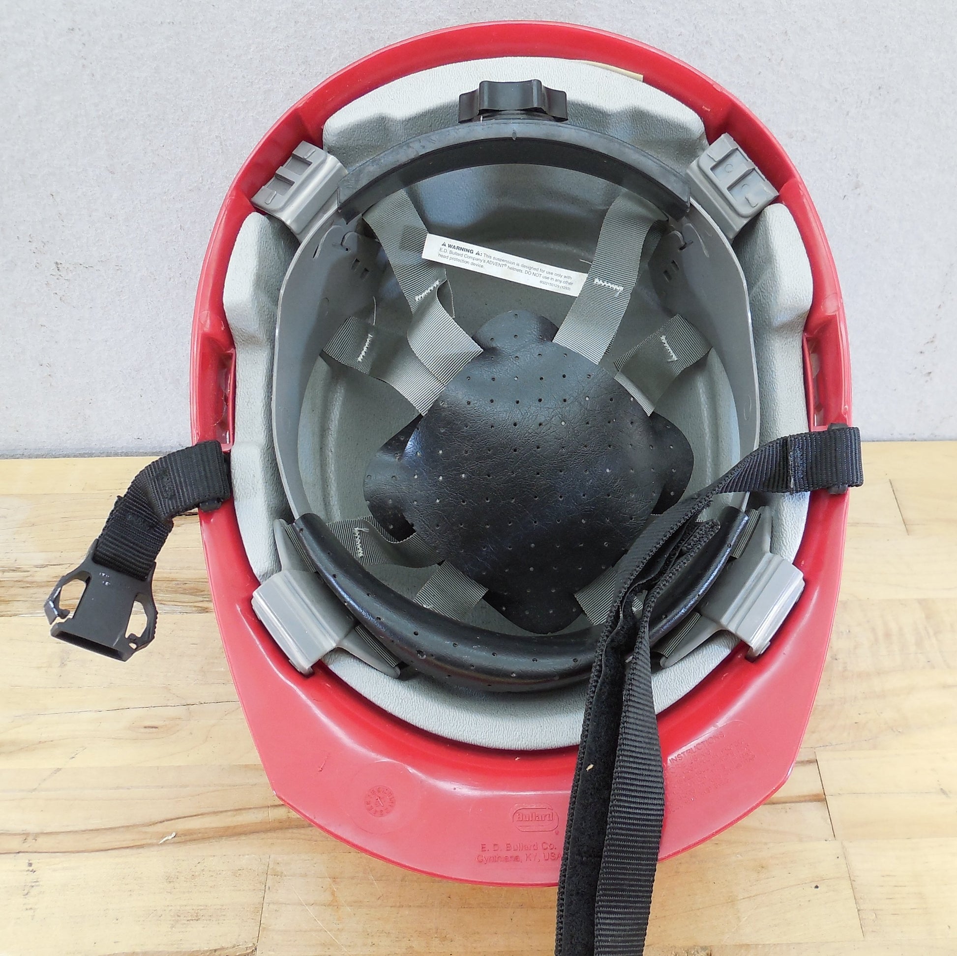 Bullard Red Hard Hat - Tropicana Juice Plant Hazardous Materials Safety Team
