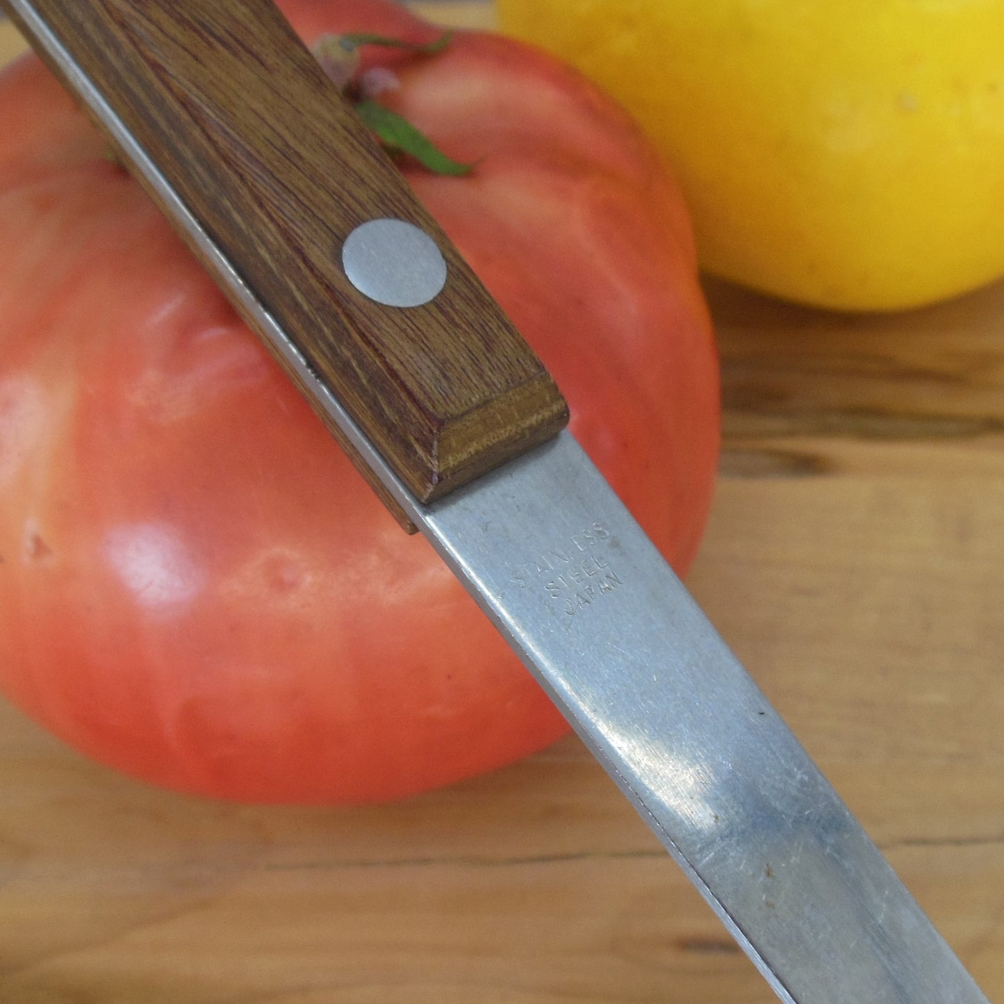 Unbranded Japan Stainless Wood Handle Kitchen Ladle 11" Vintage