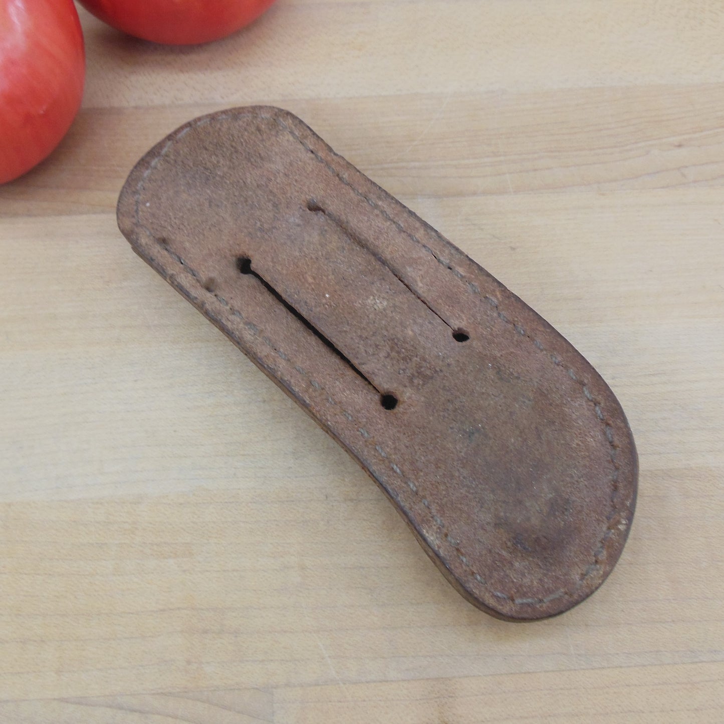 Chicago Cutlery Traveler Fillet Folding Knife Leather Sheath used