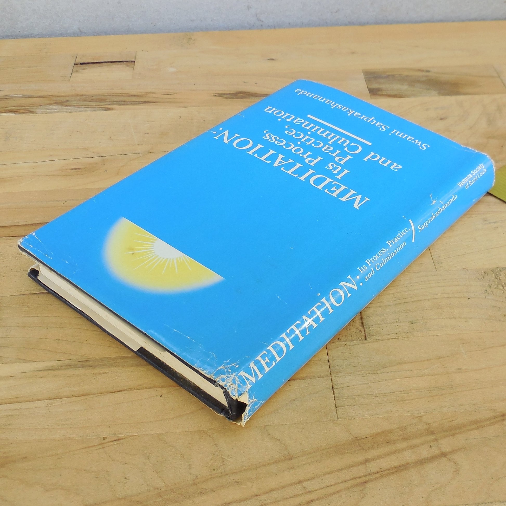 Swami Satprakashananda Stamp Signed Book - Meditation: Its Process, Etc. Vintage