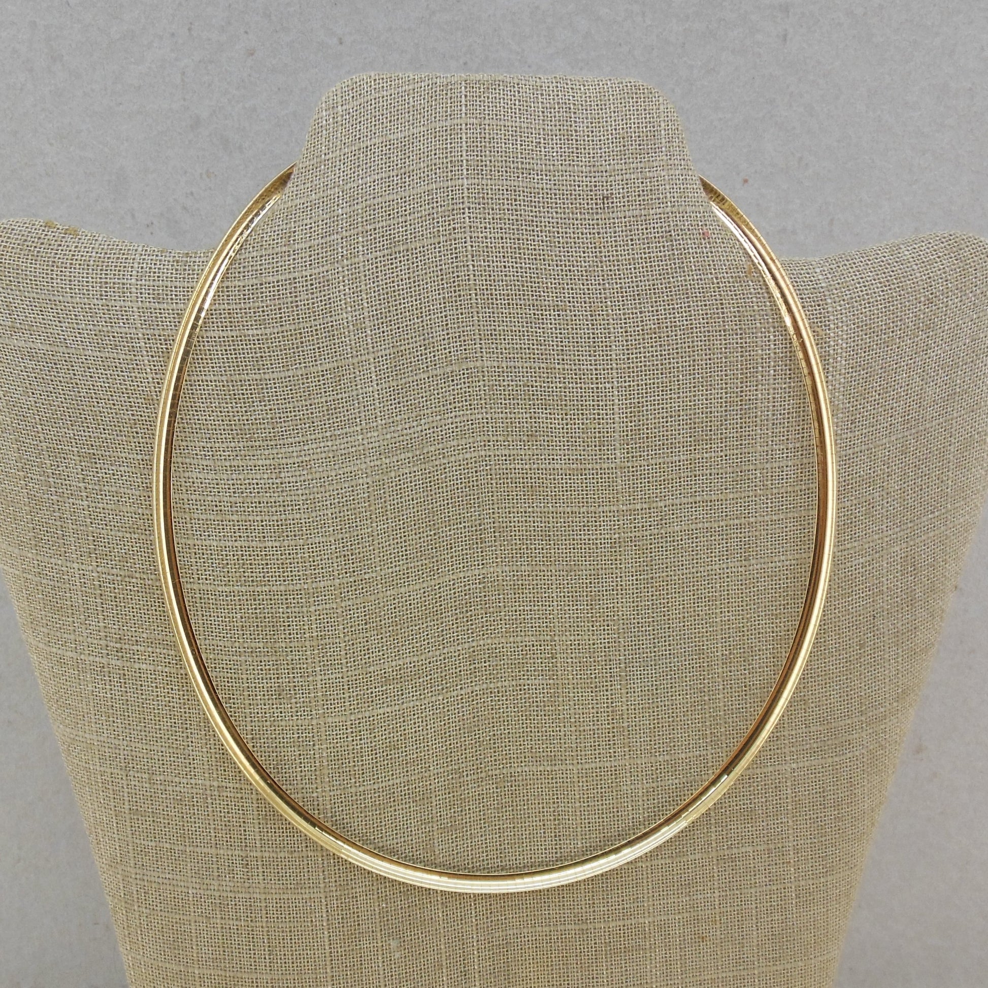 Kitsinian Italy 14K Yellow Gold 18" Omega Necklace 29.4 Grams EUC Vintage