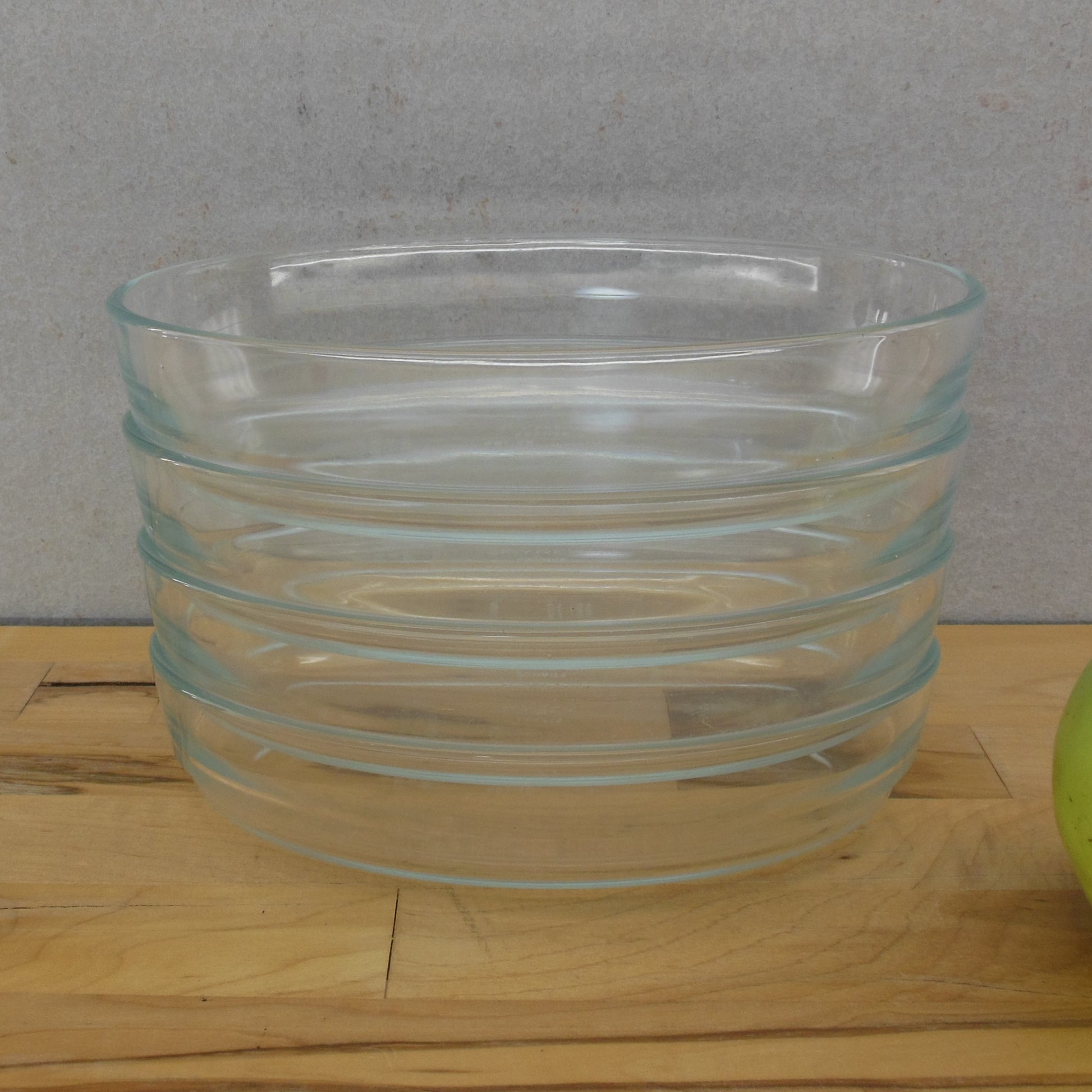 Pyrex Glass France 8" Oval Casserole Dish 4 Set 221.70 Stacking
