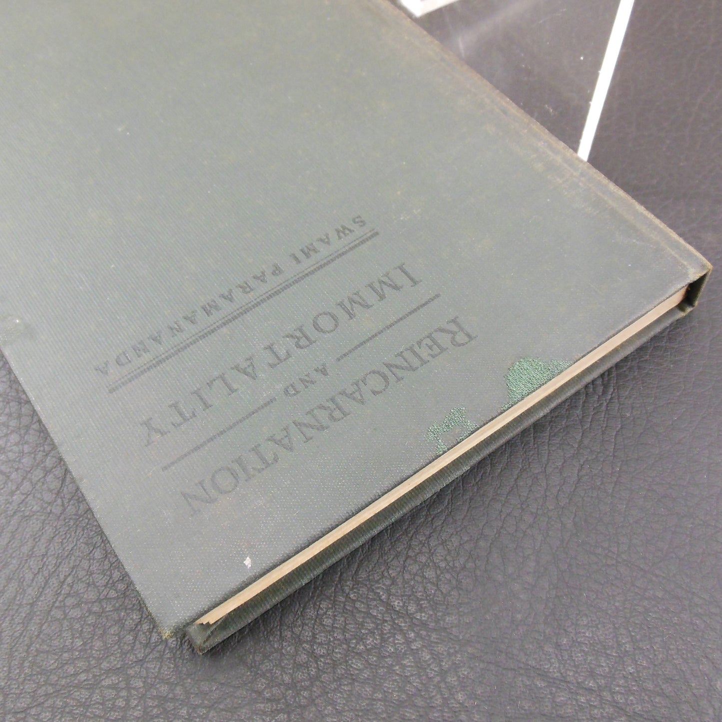 Swami Paramananda Book - Reincarnation and Immortality 1923 used