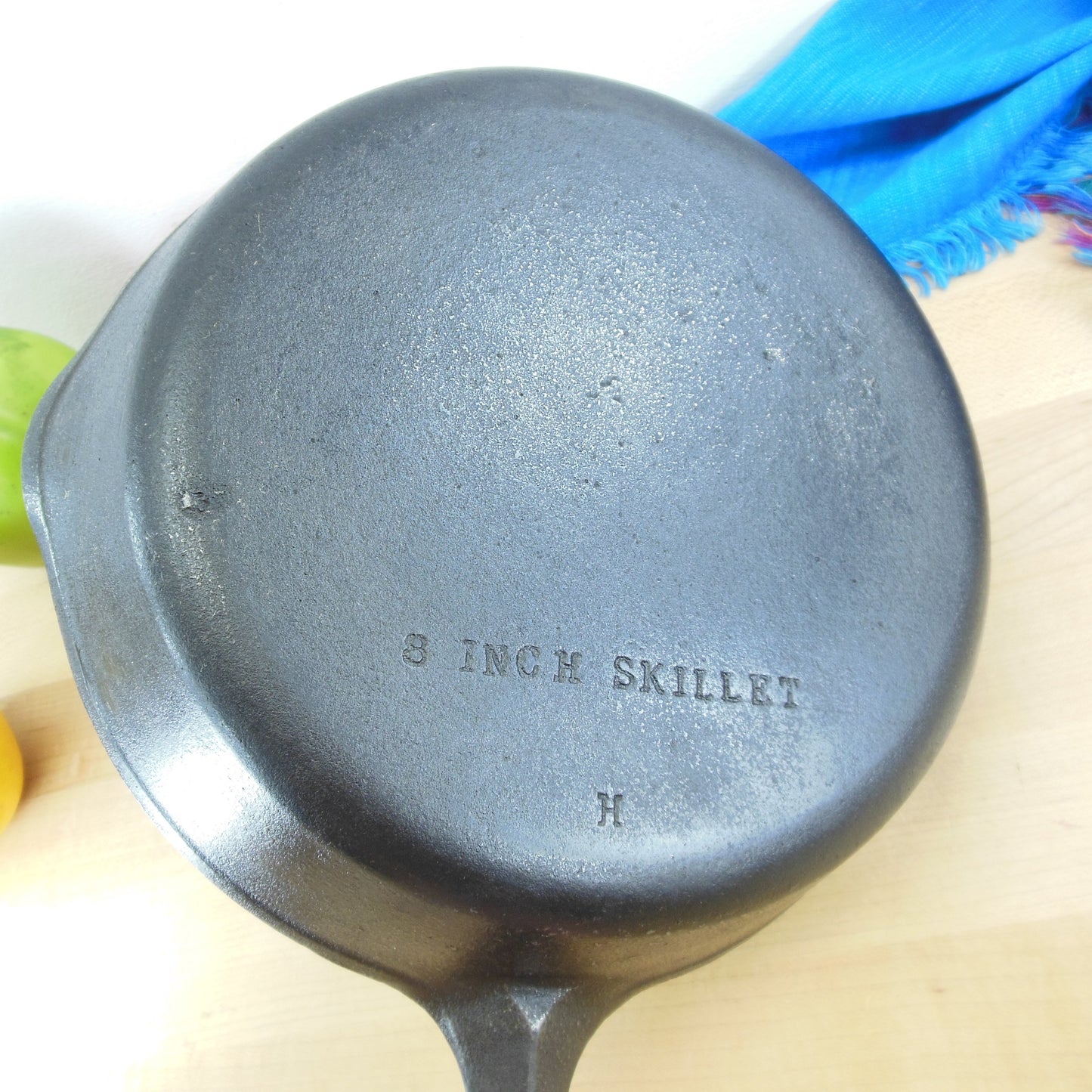 Wagner Ware Unmarked #5 Cast Iron Skillet 8" Restored USA