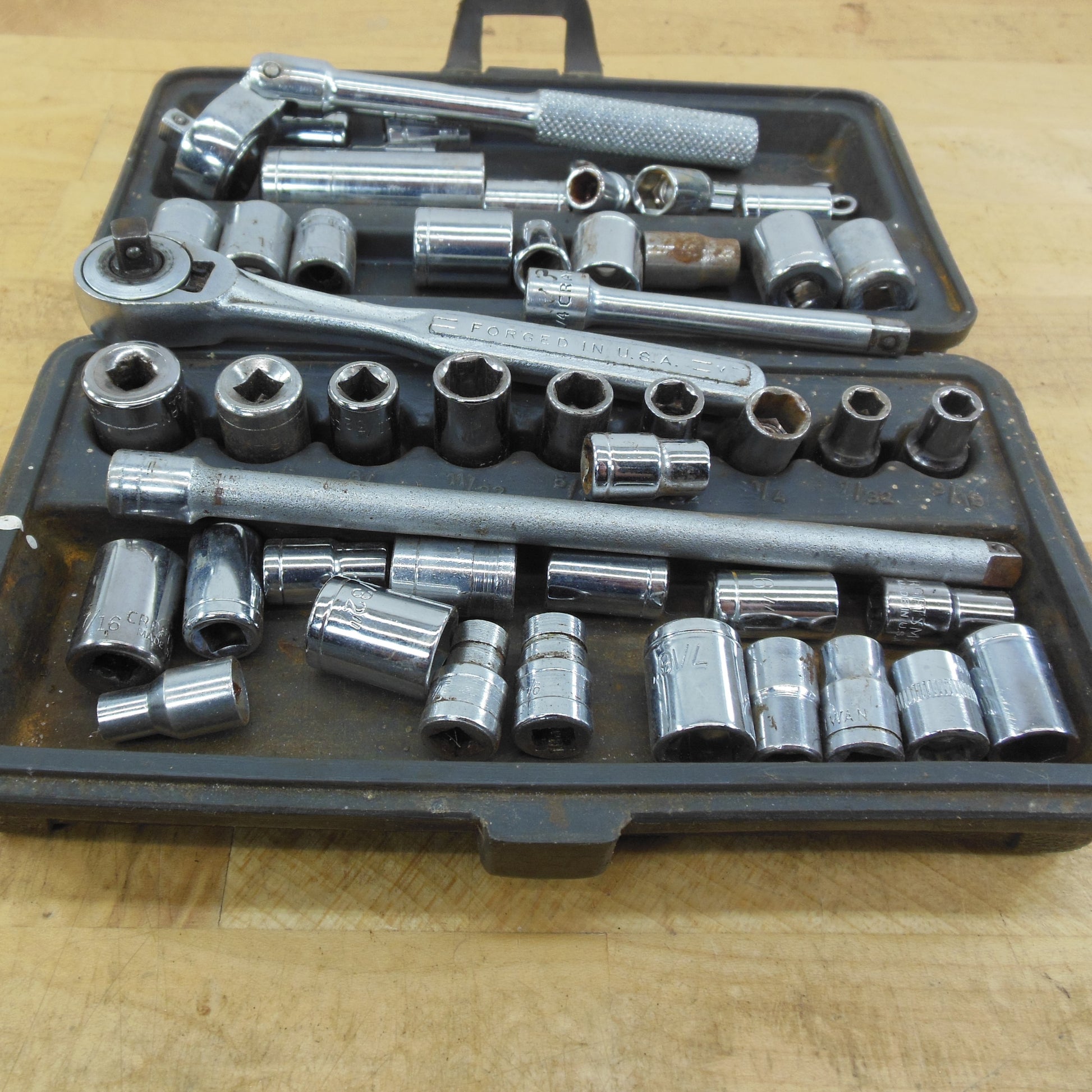 Craftsman 1/4" Drive Socket Set & Extras Lot Vintage