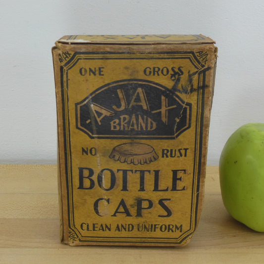 Ajax Brand Bottle Caps Beer Soda Original Box Sealed One Gross