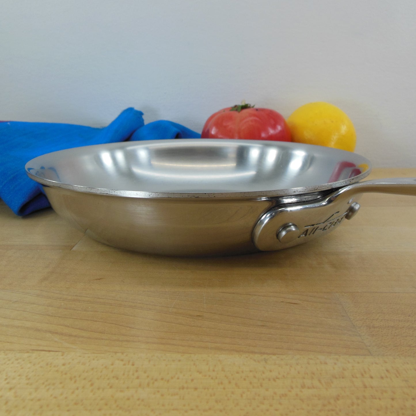 All-Clad USA Stainless Tri-Ply 7.5" Fry Pan Skillet Vintage
