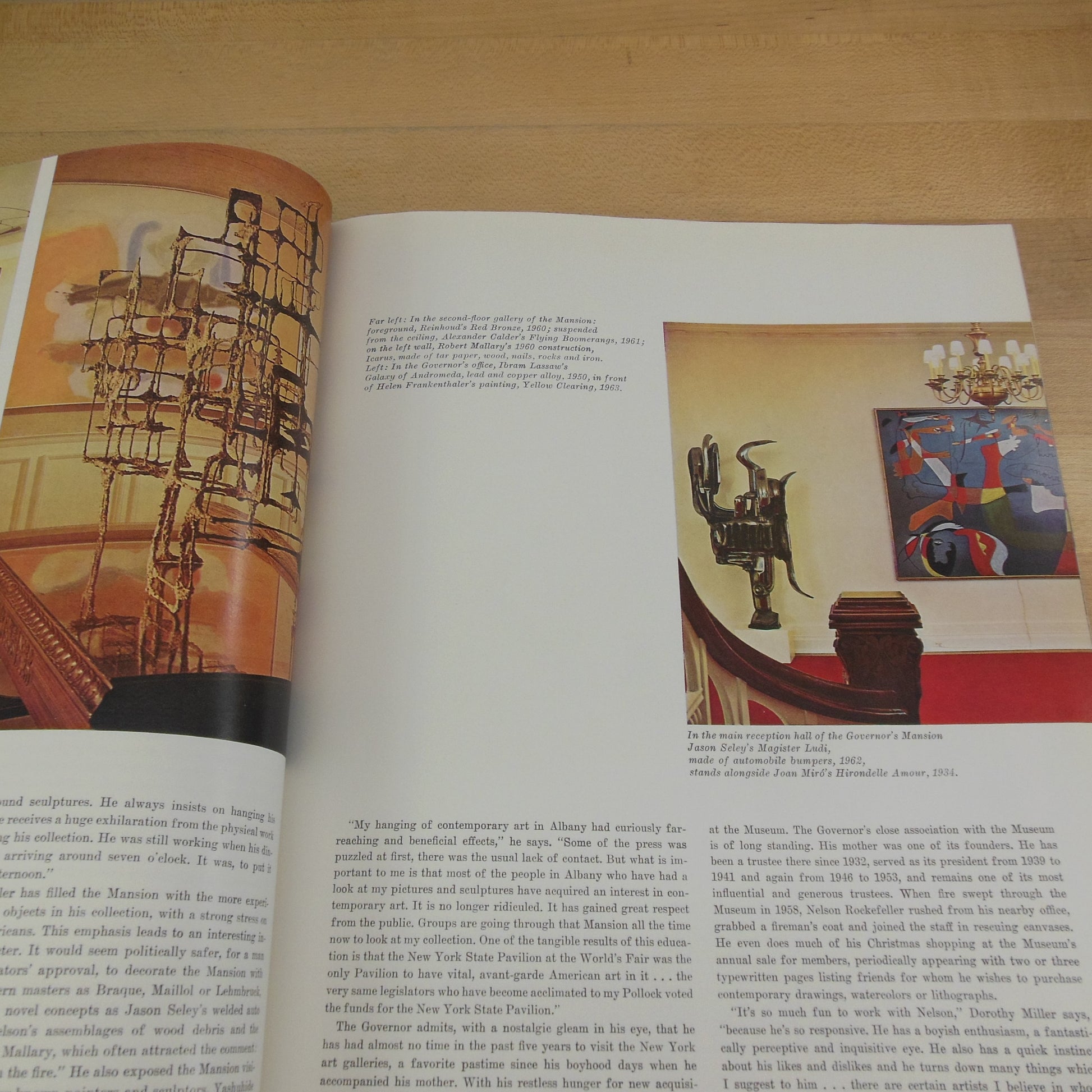 Art In America Magazine April 1965 Rockefeller Collection Dali Chamberlain Modern MCM