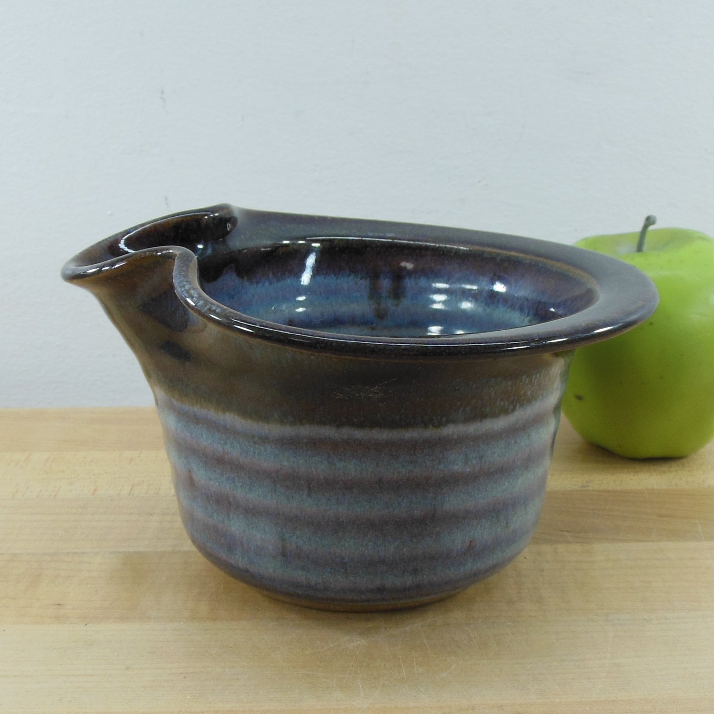 Alewine Pottery 2015 Blue Gray Mini Mixer Bowl