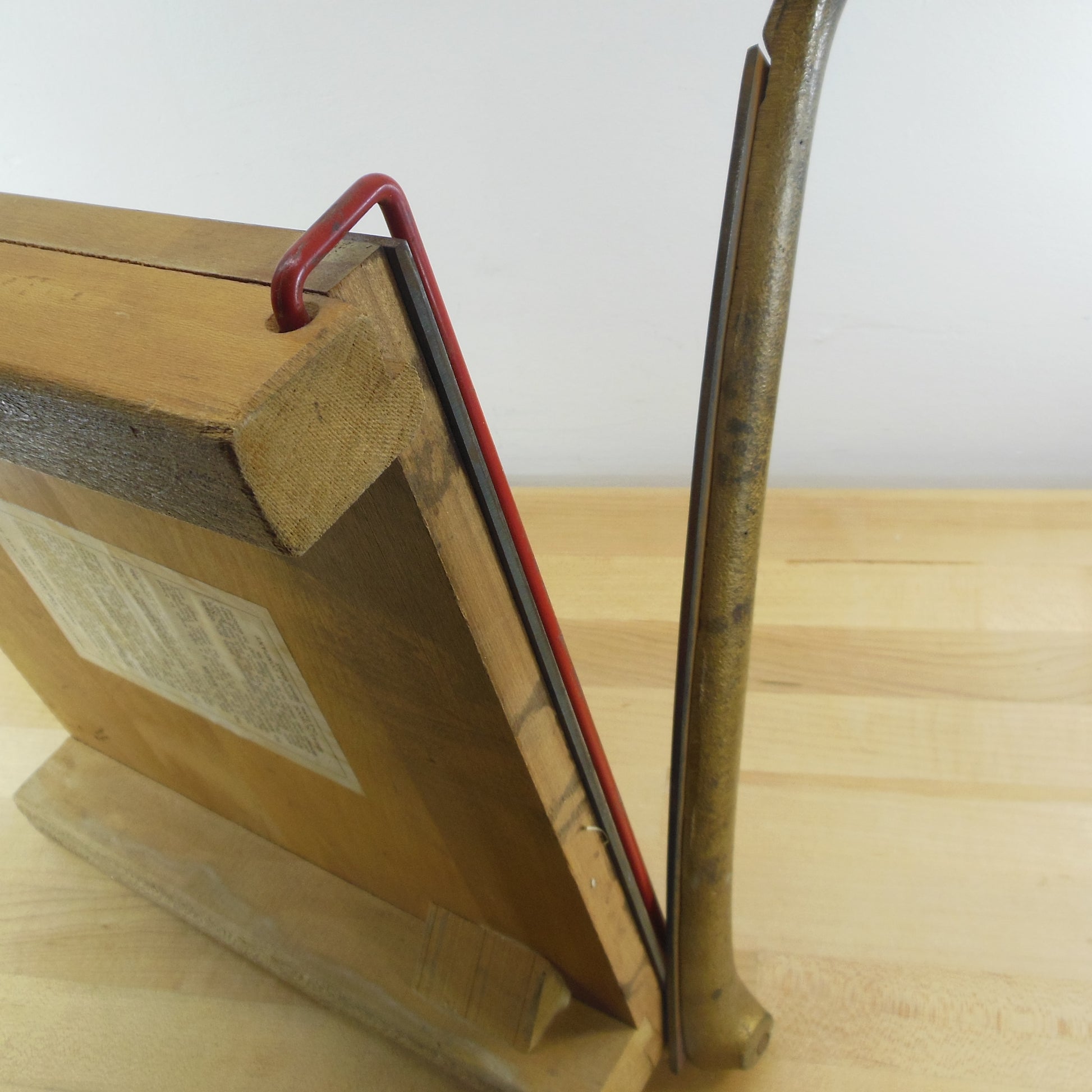 Sold at Auction: Old Wooden and Cast Iron Paper Cutter 9 in. (22.9 cm.)