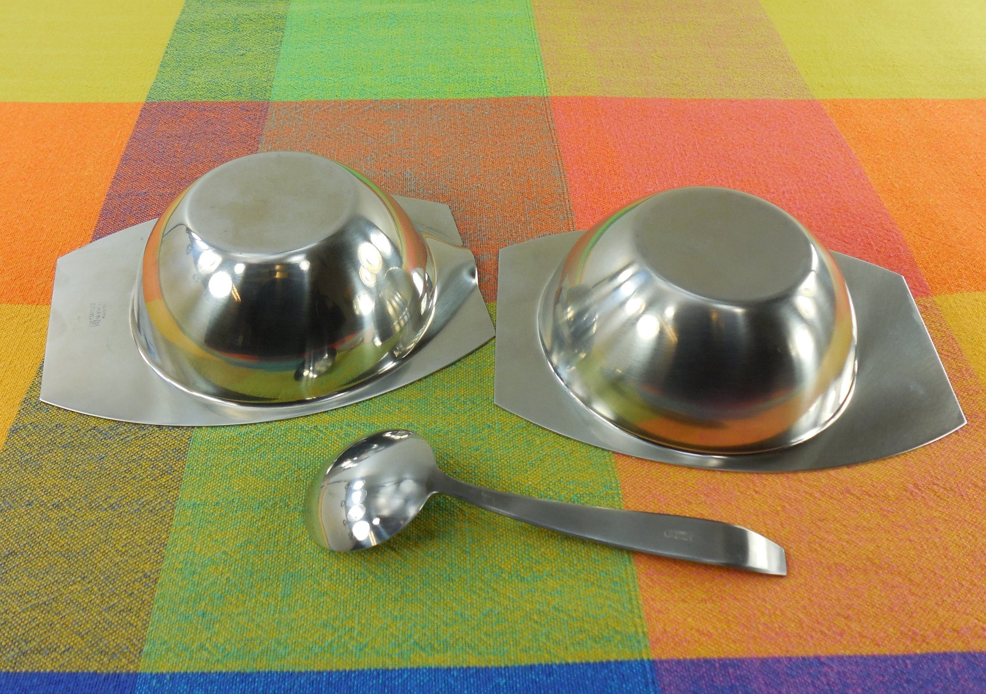Vintage AS Arthur Salm Sweden - Minimalist Stainless Steel Sugar Creamer Spoon 4