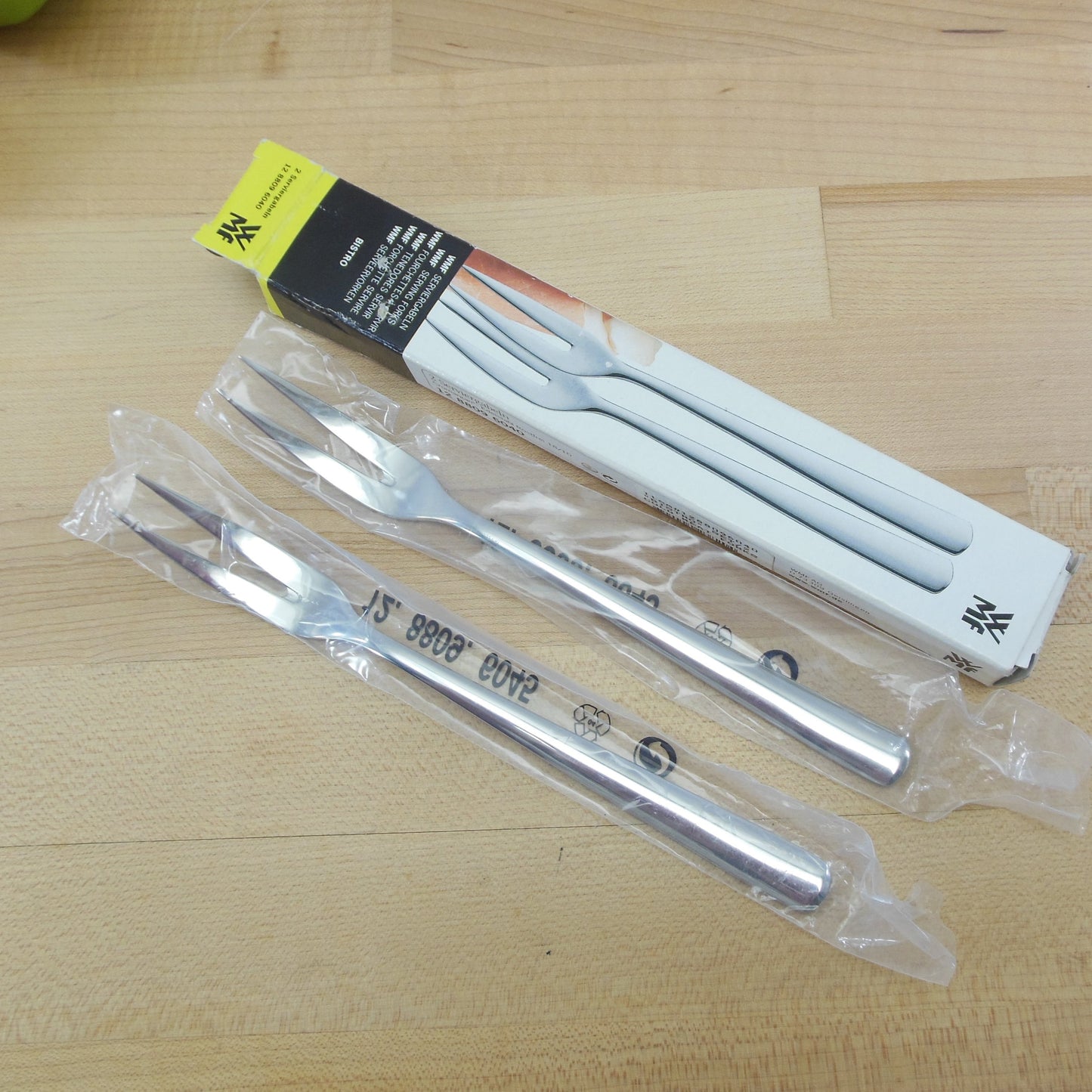 WMF Cromargan Stainless Bistro Small Cold Meat Forks NIB