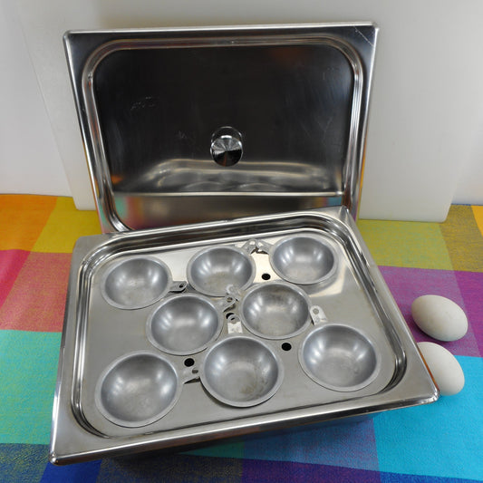 Bloomfield Ind. Inc. 4-1/2 Quart Steam Table Stainless Hot Tray 8 Cup Egg Poacher Commercial NSF