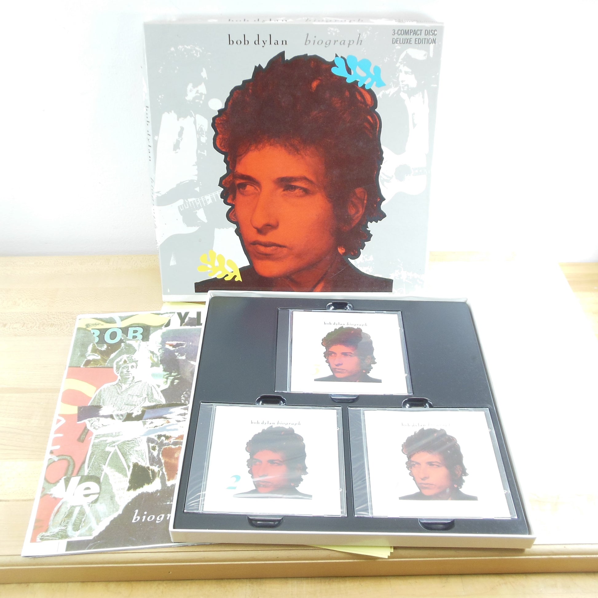 Bob Dylan 1985 Biograph 3 CD Boxed Set
