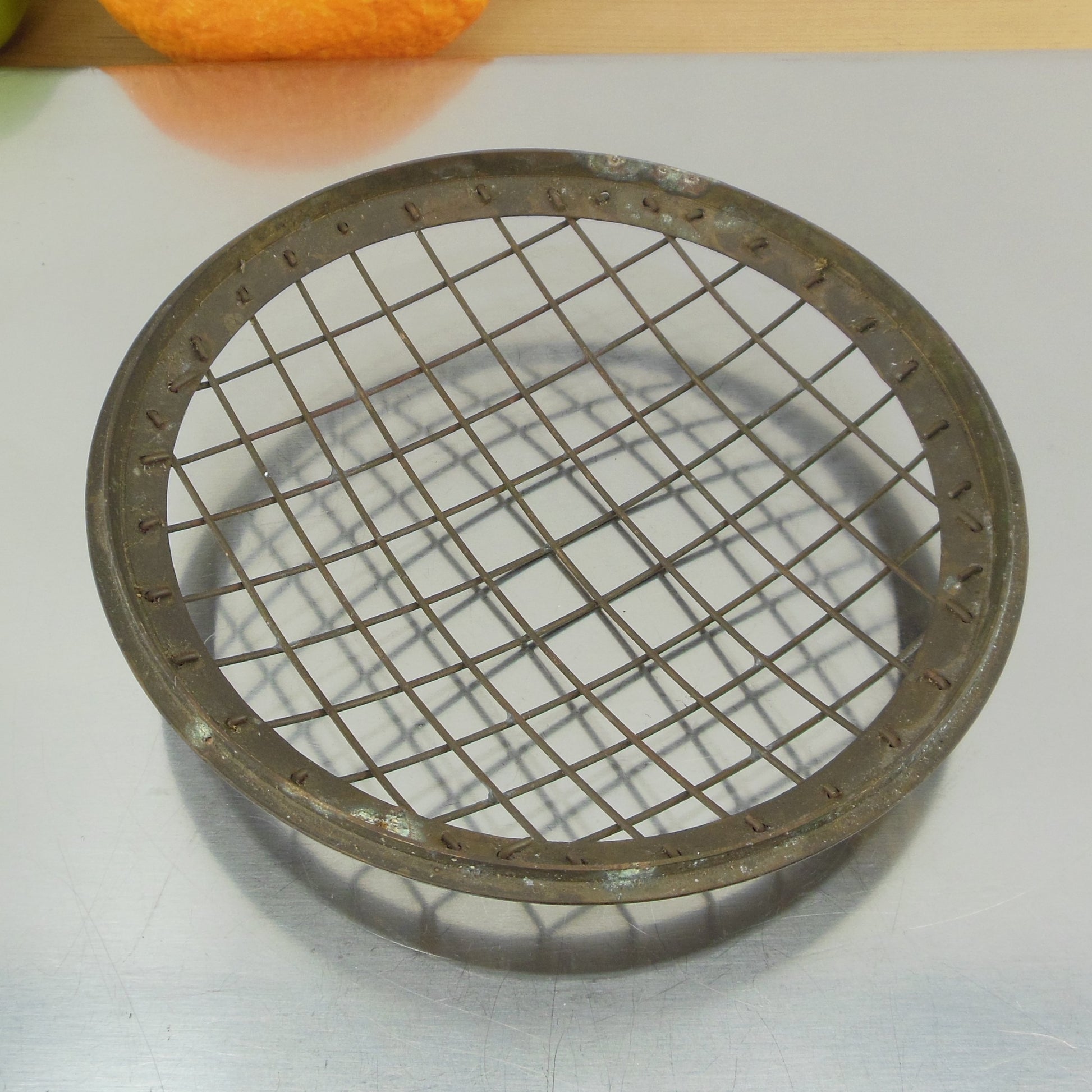 Brass Wire Mesh 5" Round Cover Screen Filter used
