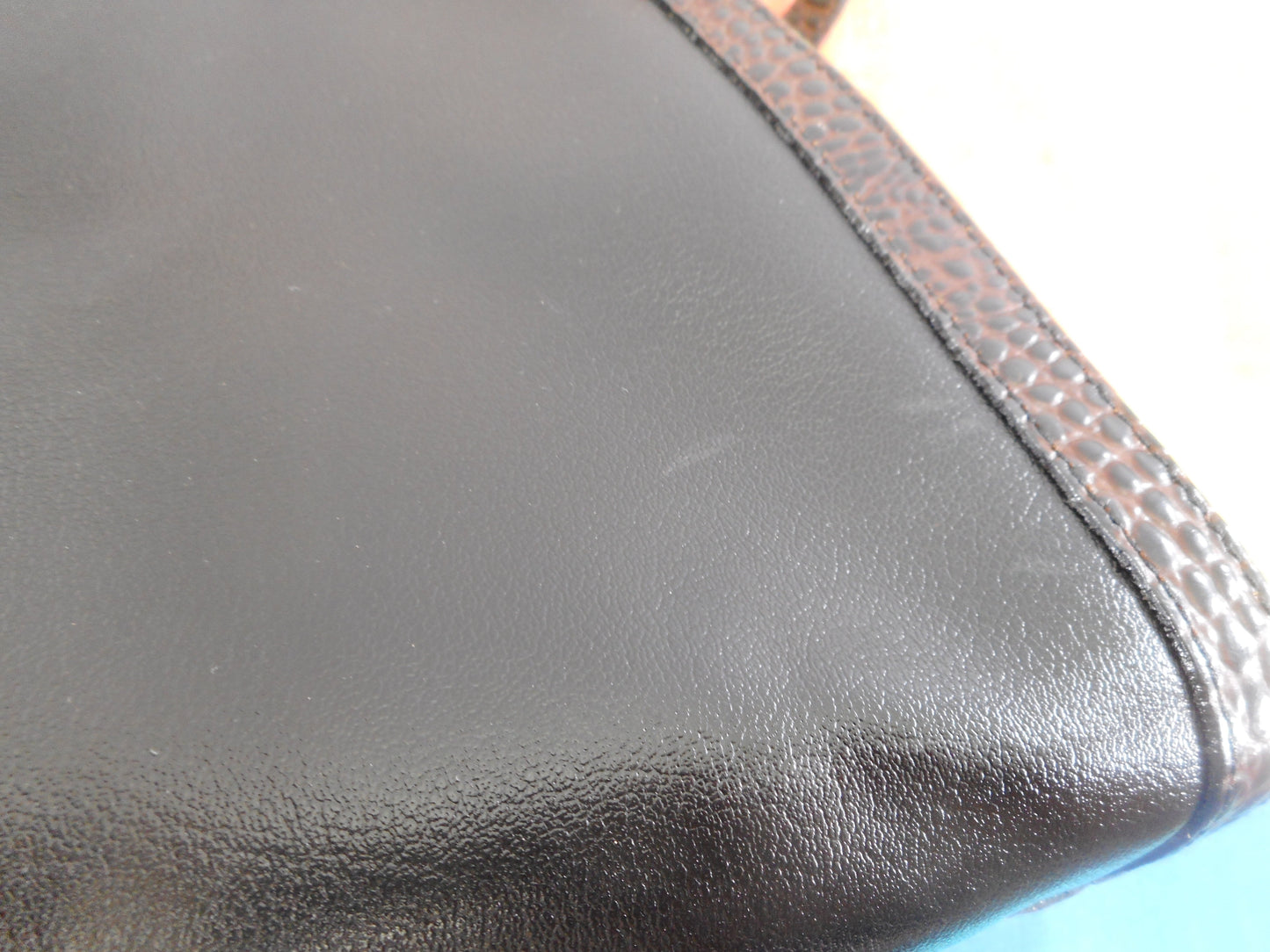 Brahmin Alligator Black Leather Satchel Handbag Shoulder Bag - Used Once EUC mild mark