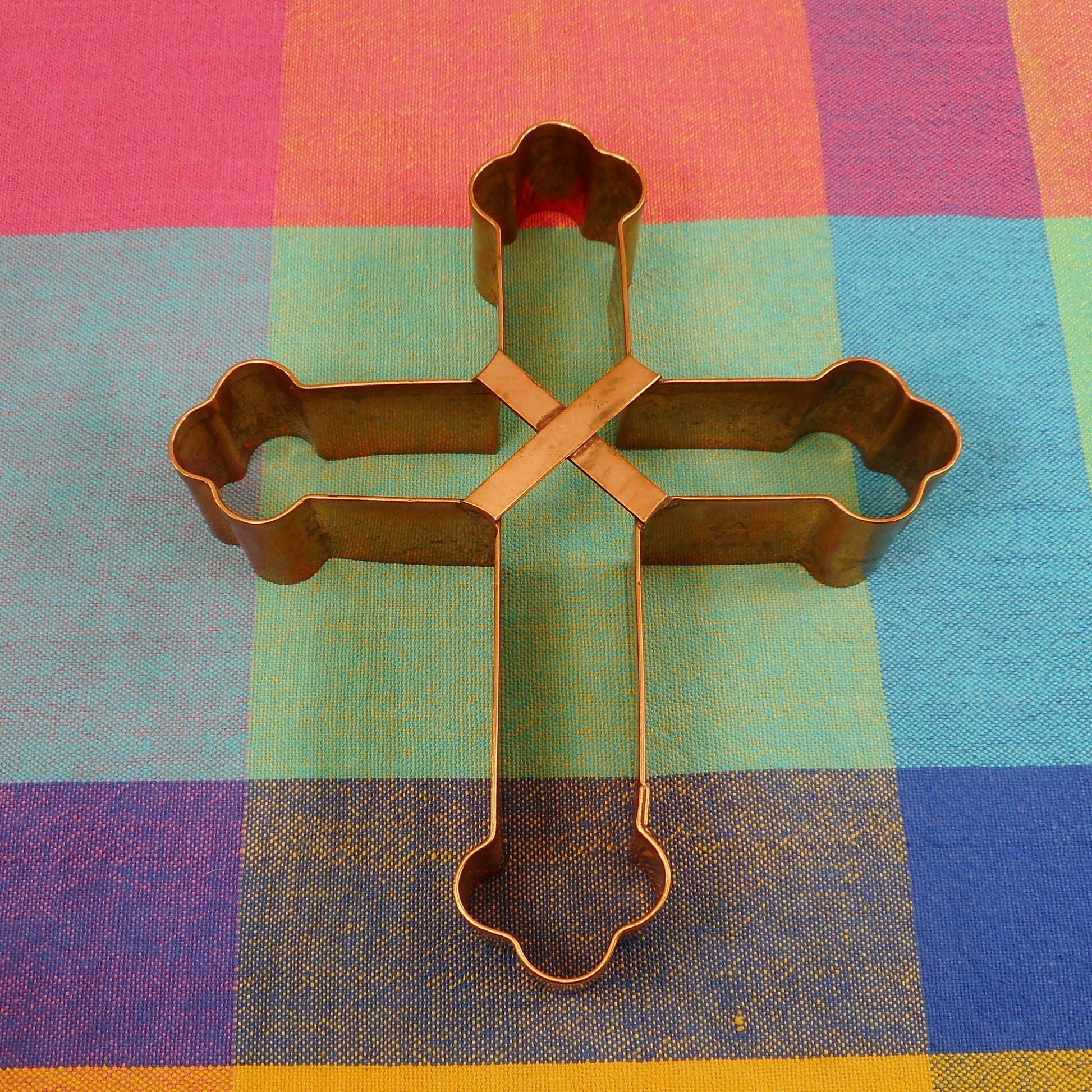 Brahman USA Copper Cookie Cutter - Large Cross