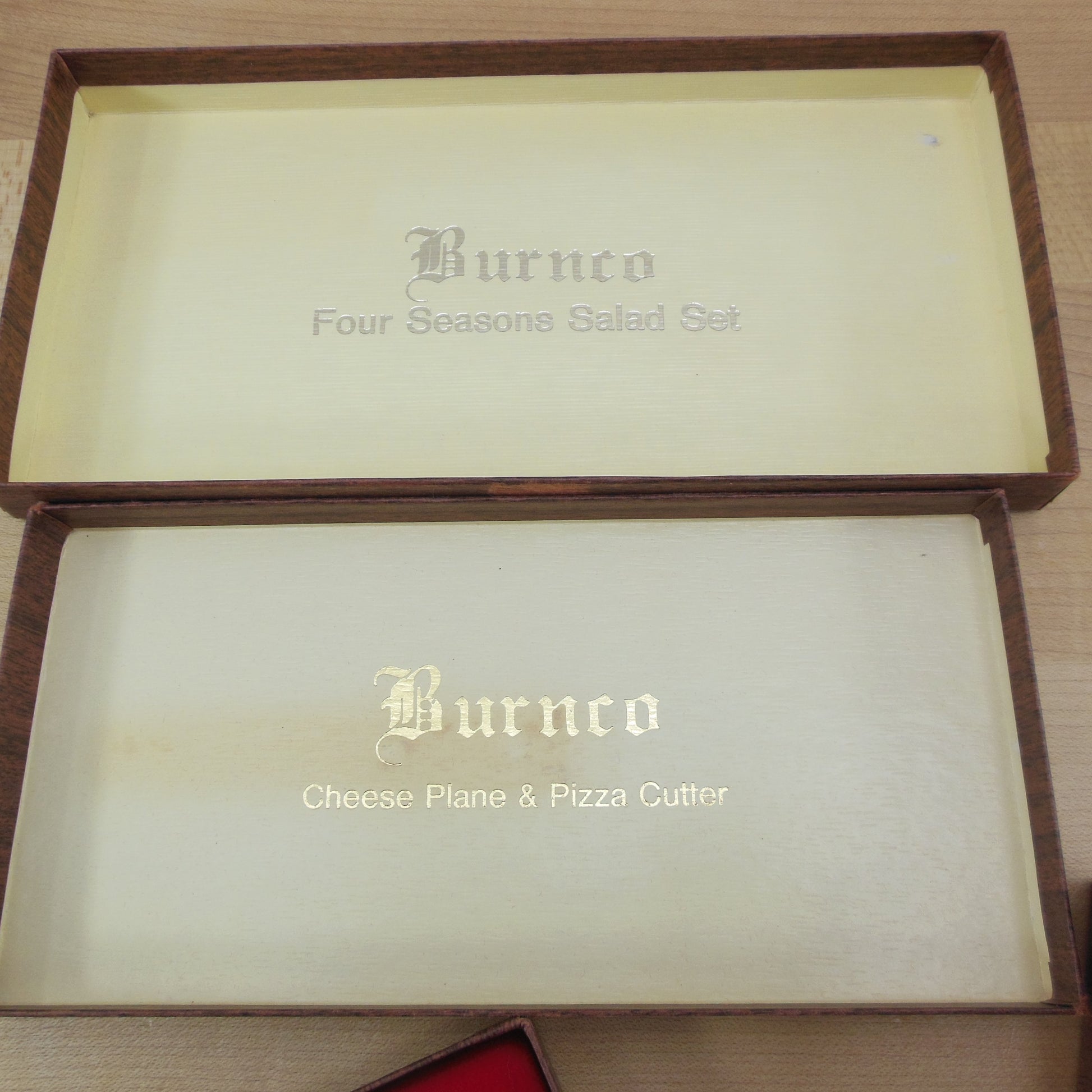Burnco Miller Special Tool Promotional Salad Servers & Cheese Pizza Cutter Original Box