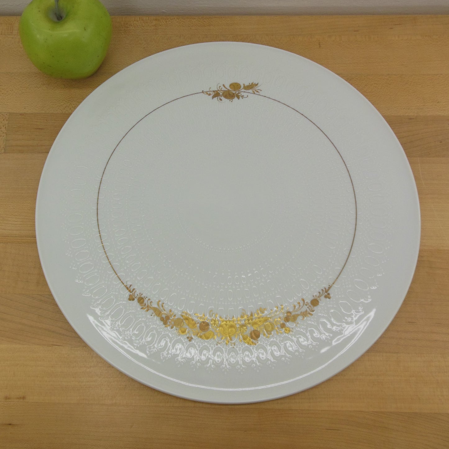 Rosenthal Romance Gold Medley Wiinblad Dinnerware - Chop Plate Platter 13"