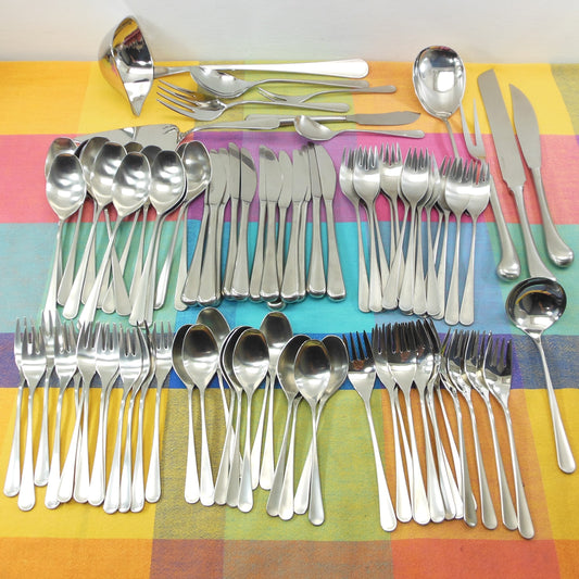 Carl Mertens Solingen Germany Stainless CMR12 Flatware Set 94 Pieces