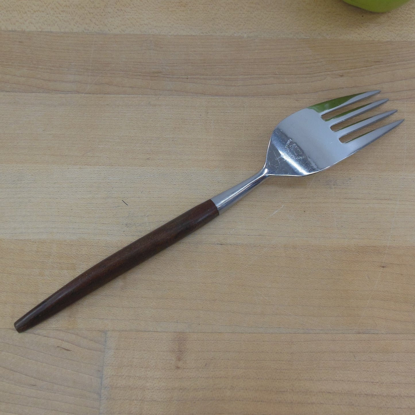 Ekco Eterna Stainless Canoe Muffin Brown - Cold Meat Serving Fork used