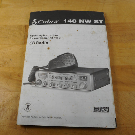 Cobra CB Radio 148 NW ST Instruction Manual
