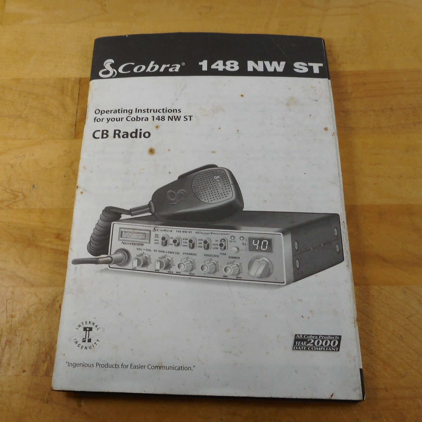 Cobra CB Radio 148 NW ST Instruction Manual