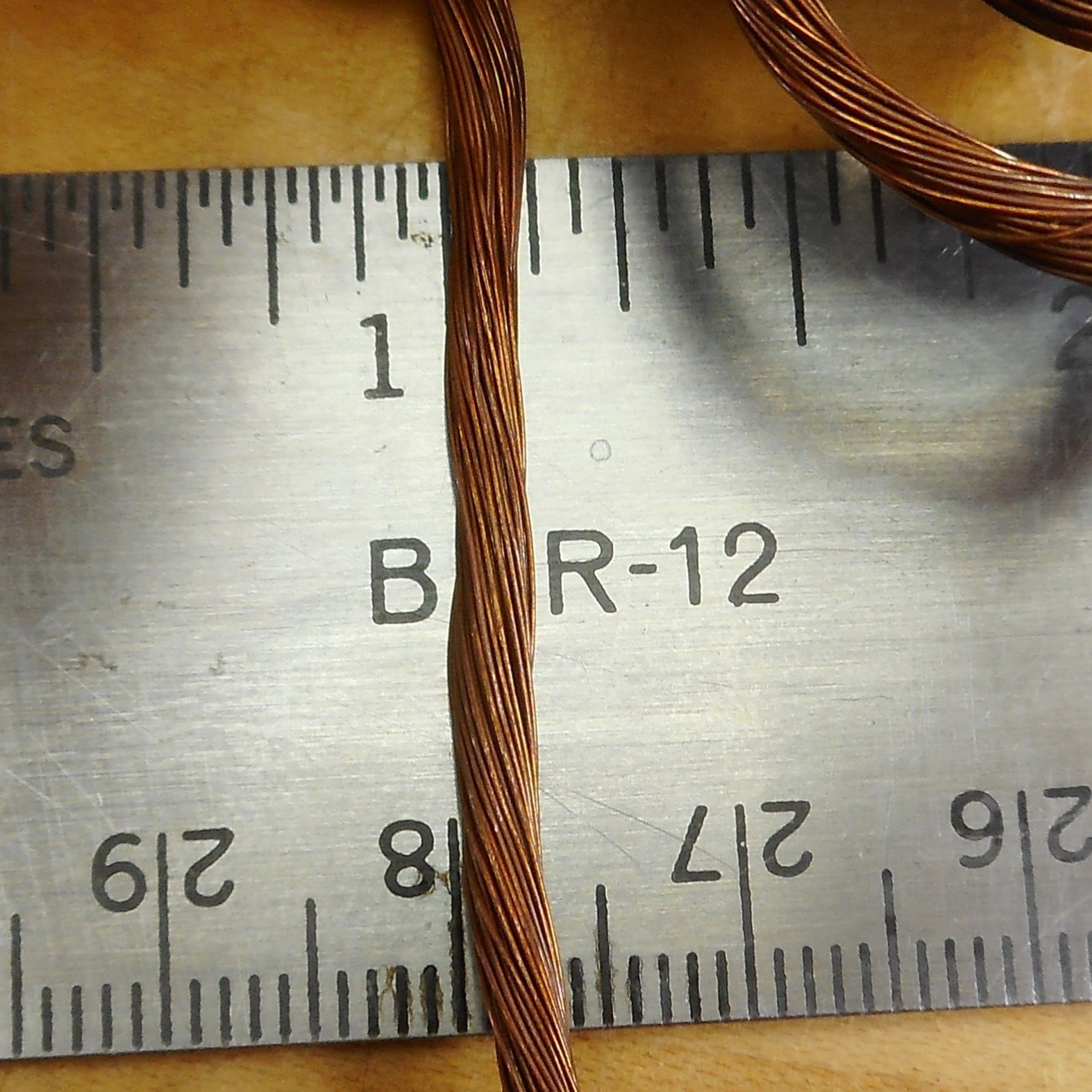 Copper 1/8" Braided Strand Wire Not Insulated - Craft Repurpose DIY Steam Punk