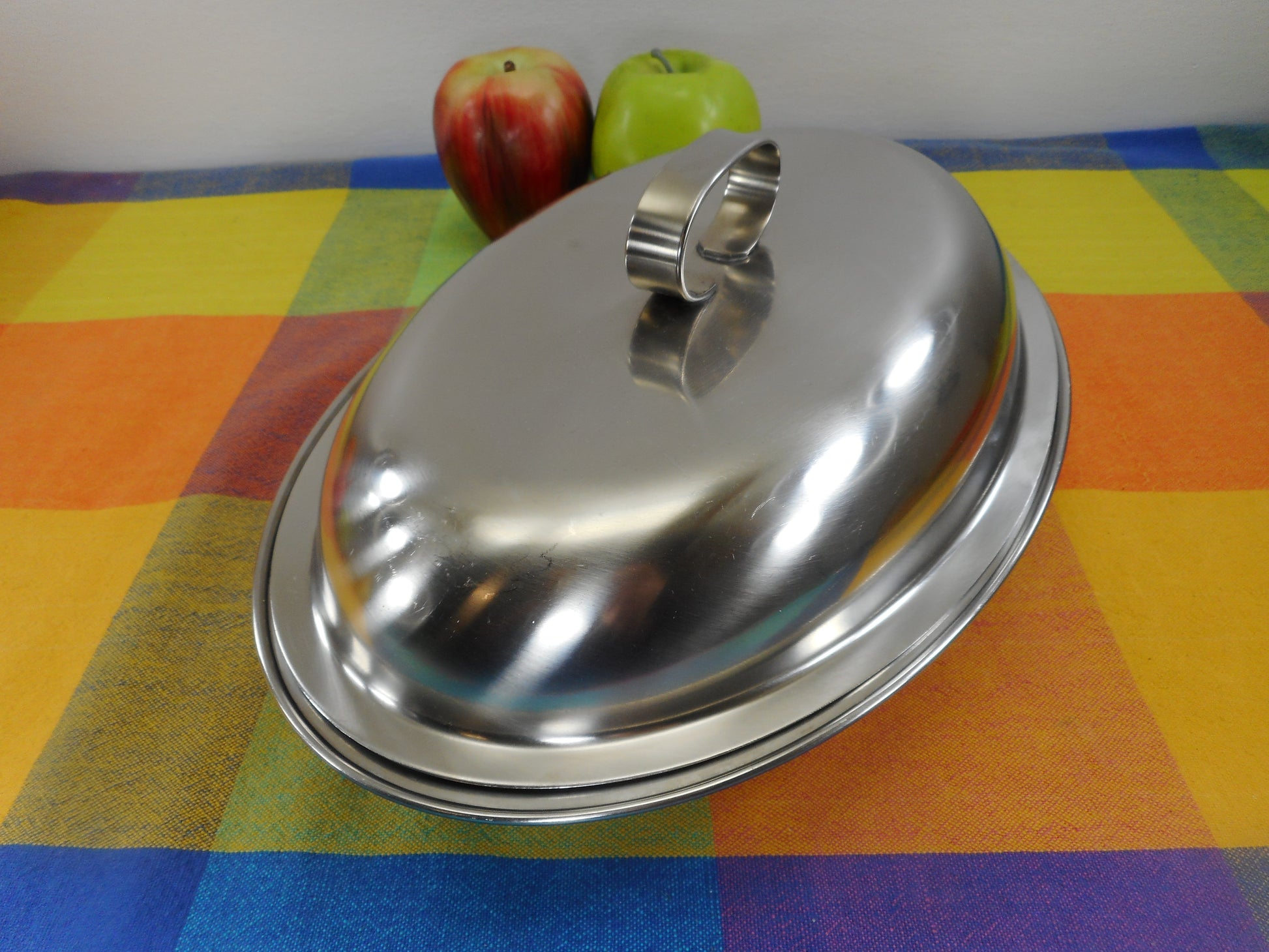 Cohr Denmark Stainless Steel Lidded Oval Covered Casserole Serving Dish 8x12
