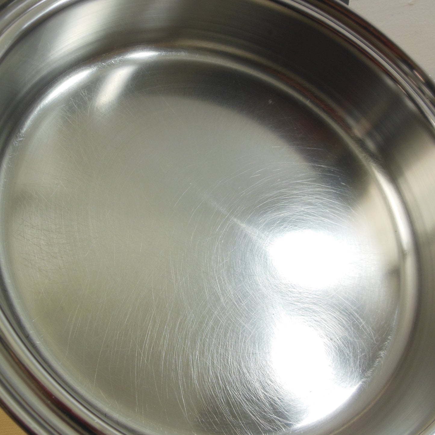 Cutco USA 5 Ply Stainless 11.5" Open Fry Pan Skillet Cleaned