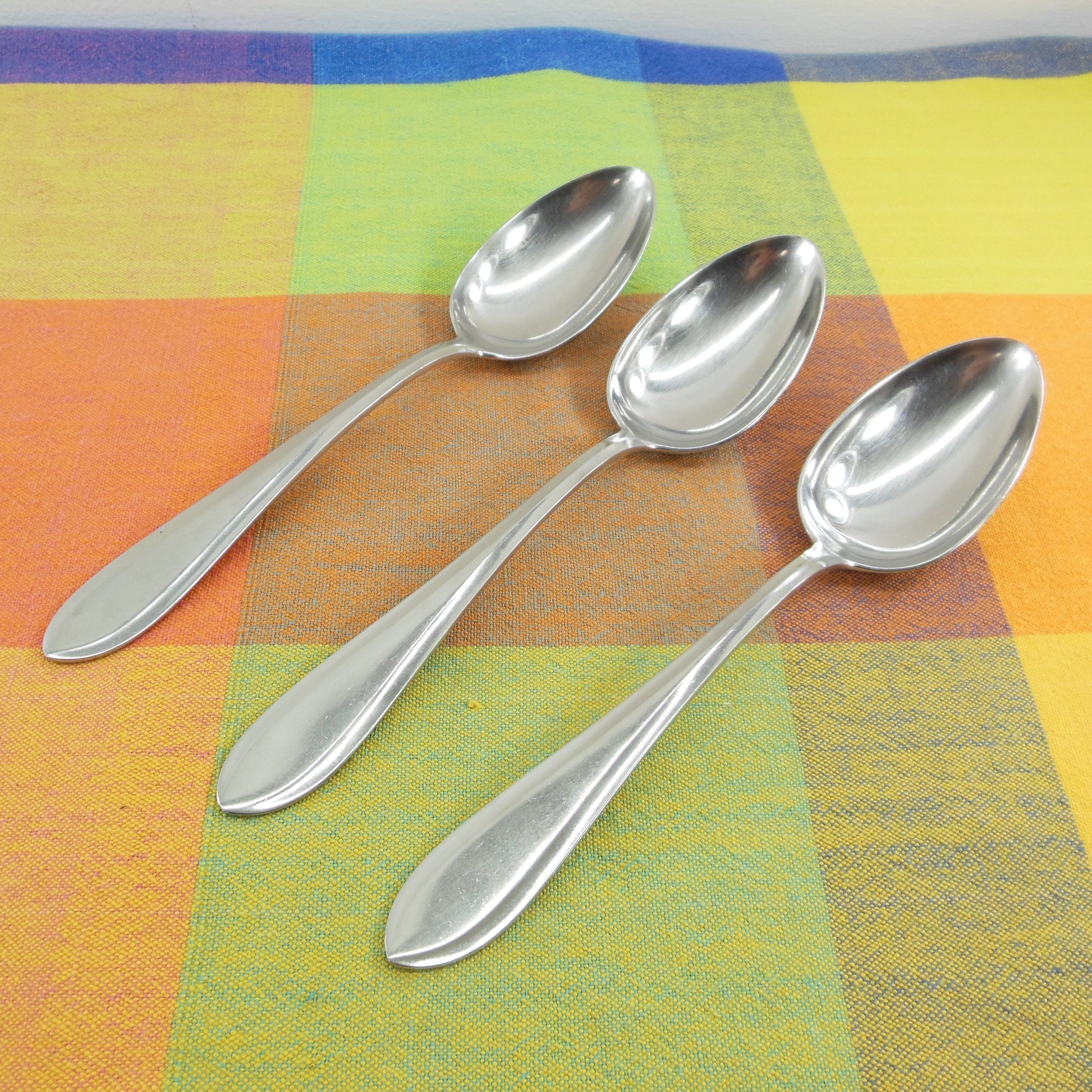 Sandrik Anticorro Stainless 8-1/4" Serving Spoons Unknown Pattern