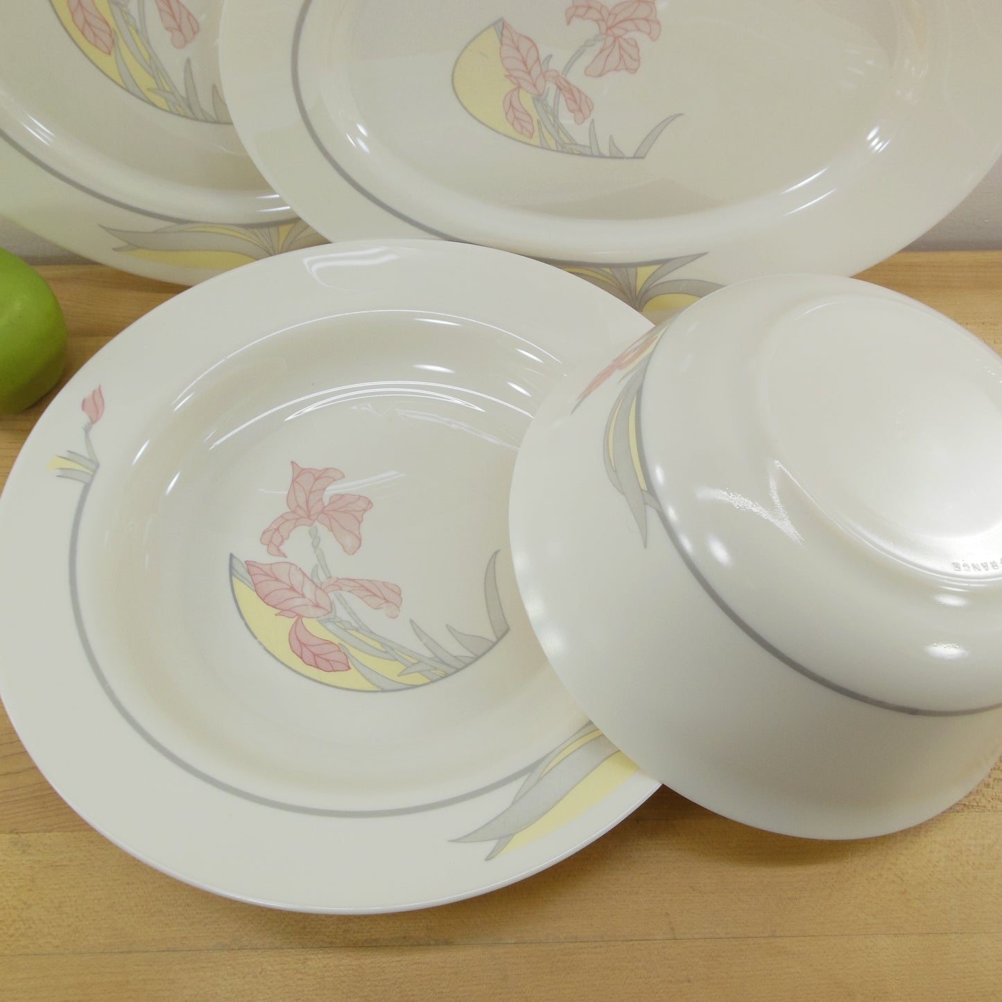 Arcopal France Diana Dinnerware - 4 Lot Serving Platters Bowls Vegetable Pasta