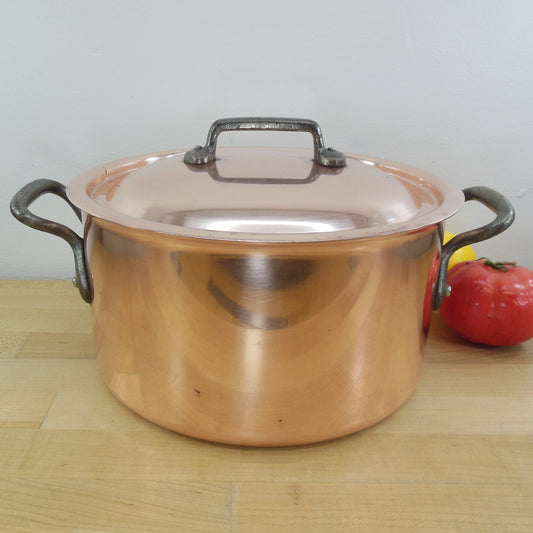 Unbranded Mauviel France Copper Stainless 6 Quart Cocotte Stew Pot