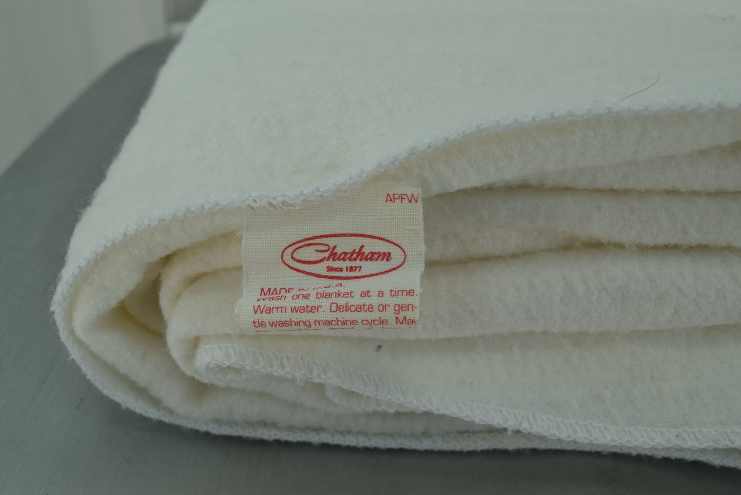 Chatham Sheet Blanket White Polyester Blend 68" X 94" xl