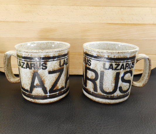 Duncan Ceramics Scotland Pair Lazarus Mugs