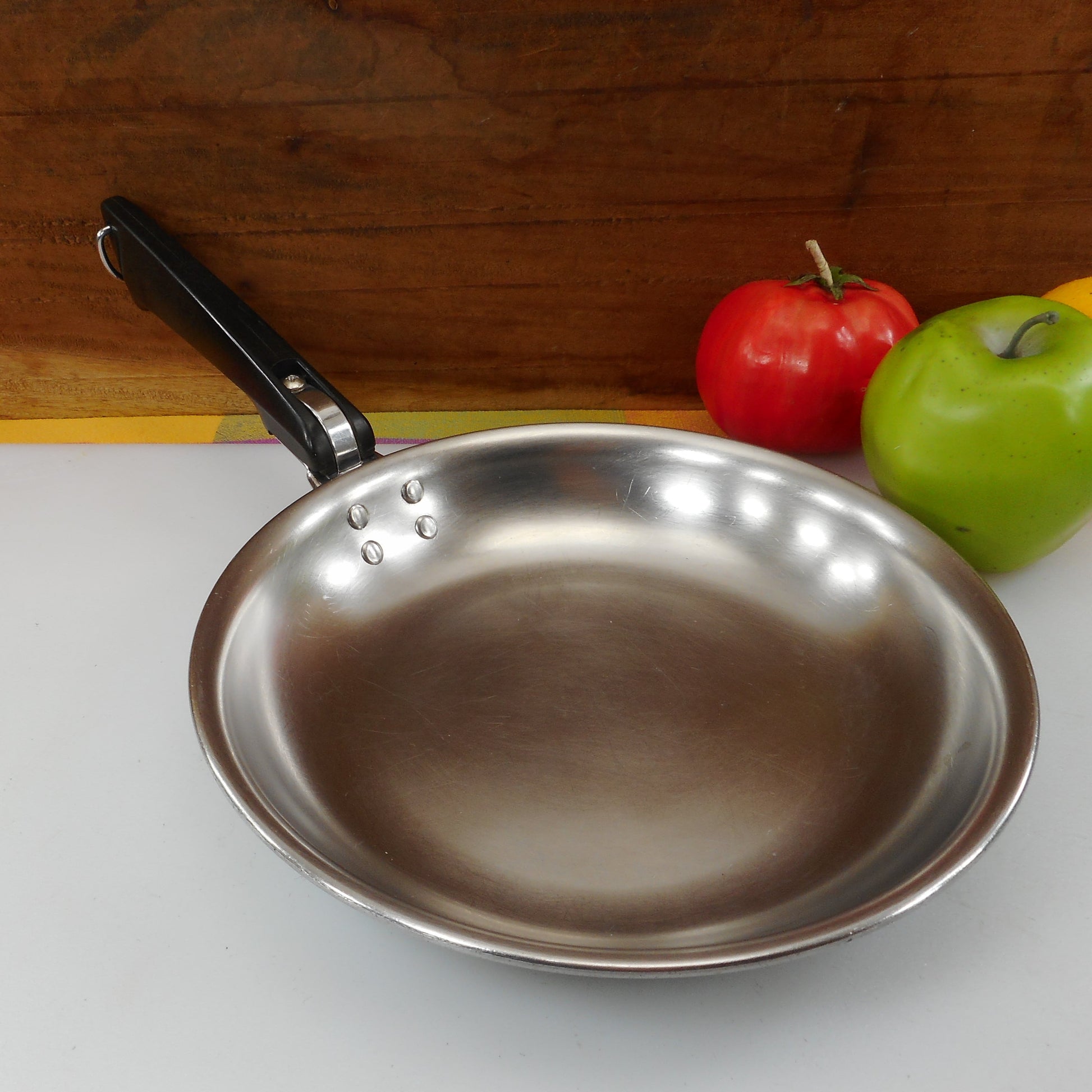 Vintage Farberware, 10 Skillet, Frying Pan, Stainless Steel, Skillet With  Lid, Made in New York, USA, Farberware Cookware 